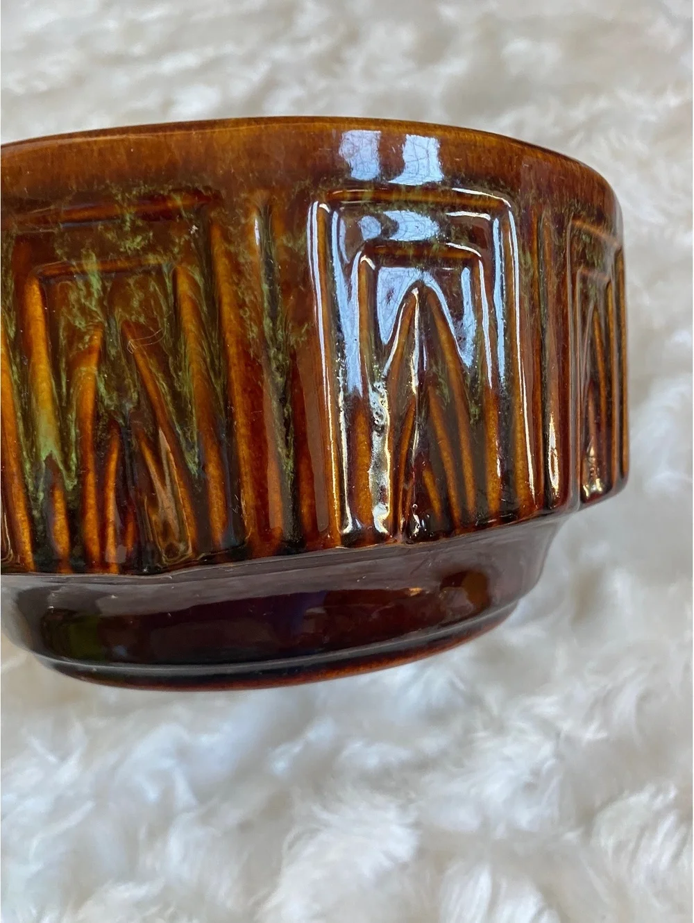 Haggar Vintage USA Brown Ceramic Bowl